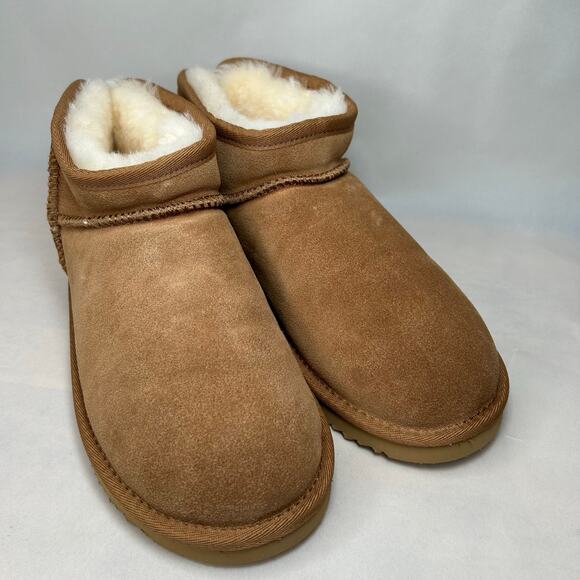 dreamfoam Shoes - Ankle Boot Women Genuine Shearling Lined- Size 7 Riverland Fireside by Dearfoam